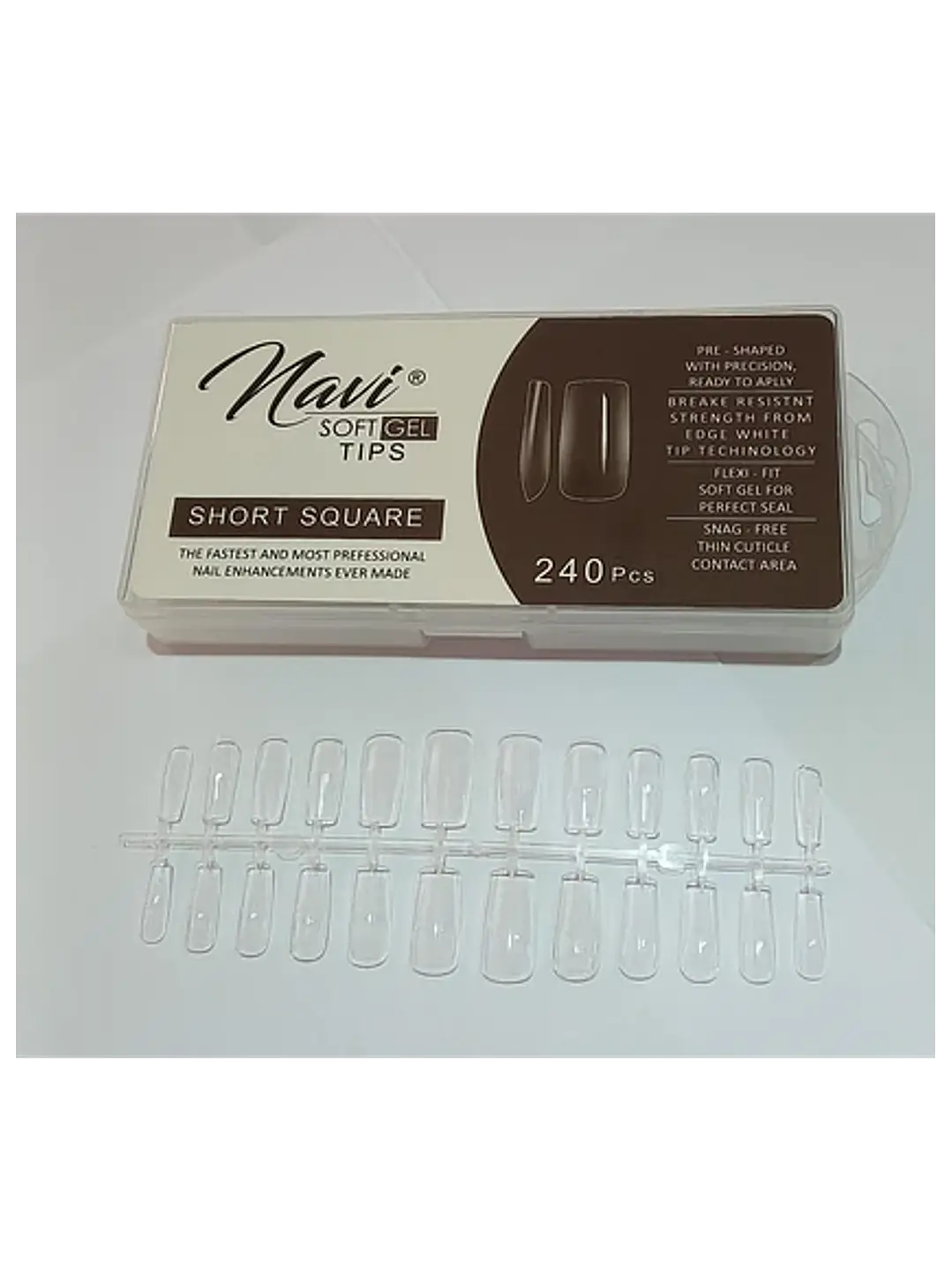 Soft Gel Short Almond 240pcs 2
