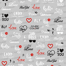 Sticker autoadhesivo textos blancos