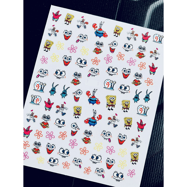 Sticker anime bob esponja