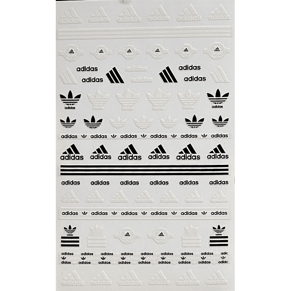 Sticker autoadhesivo logos adidas 