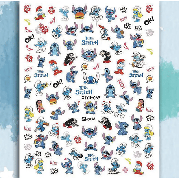 Sticker adhesivo lilo y stich