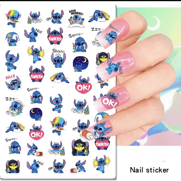 Sticker autoadhesivo lilo y stich