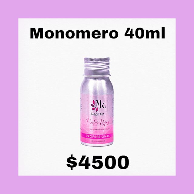 Monomero 40ml frutos rojos 