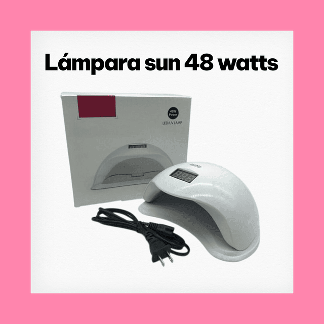 Lámpara sun blanca 48 watts 