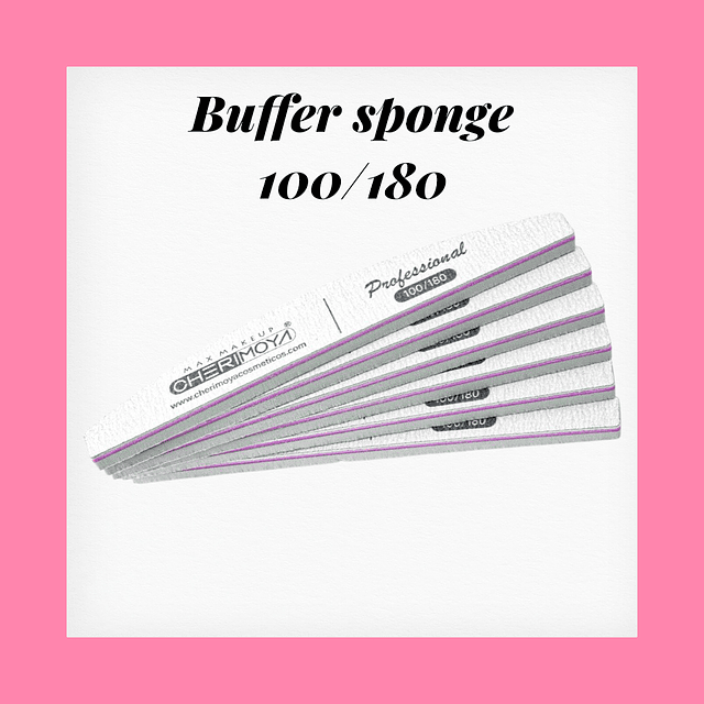 Pack 3 limas sponge 100/180