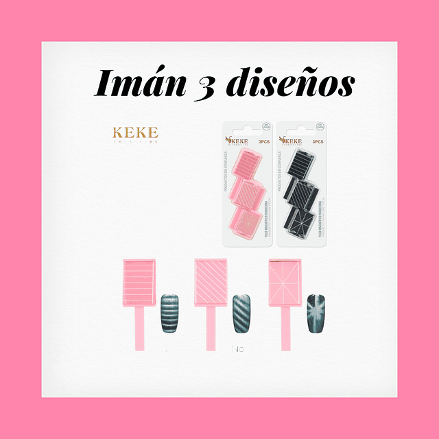 Iman ojo de gato 3 diseños 