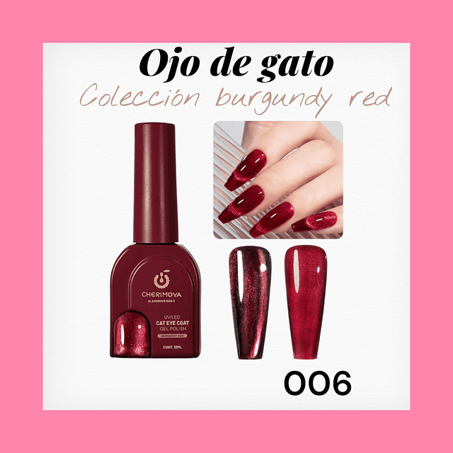 Colección burgundy red-cherry 006