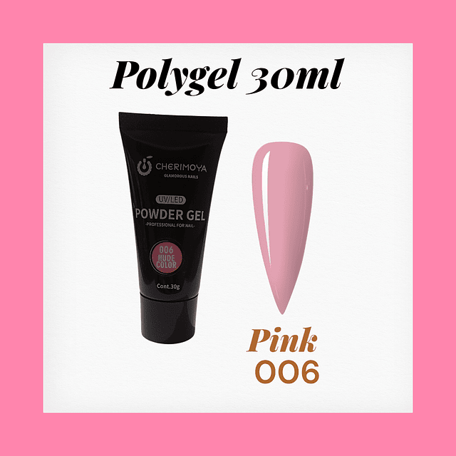 Polygel 30ml pink 006
