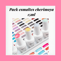 'Pack 6 esmaltes cherimoya 15ml