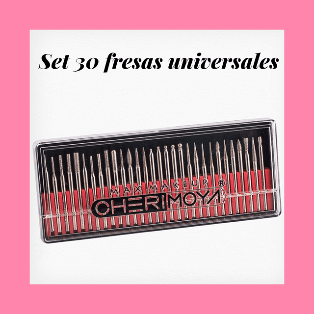 Set 30 fresas metálicas 