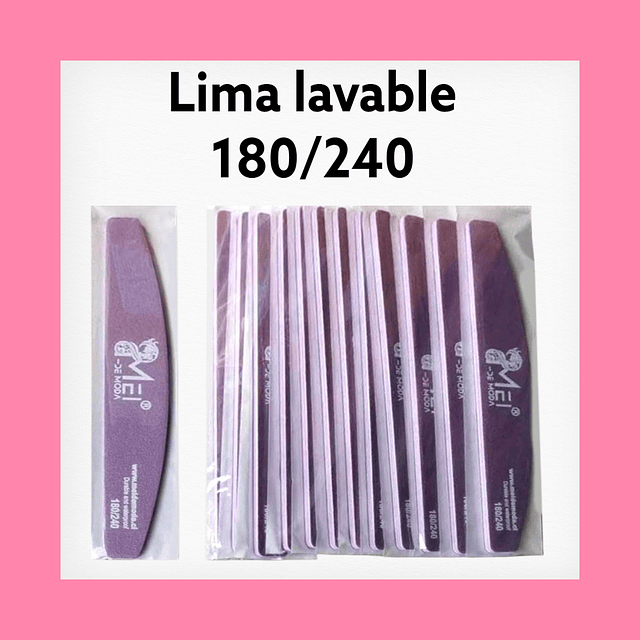 Lima lavable 180/240