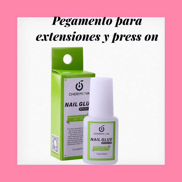 Pegamento para extensiones y press on