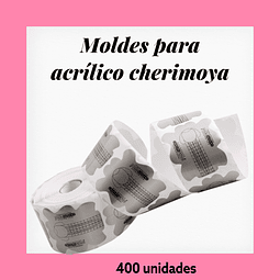 Moldes para acrílicos 400 unidades 