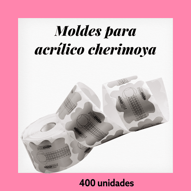 Moldes para acrílicos 400 unidades 
