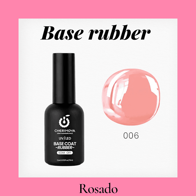 Base rubber 006 Rosada 