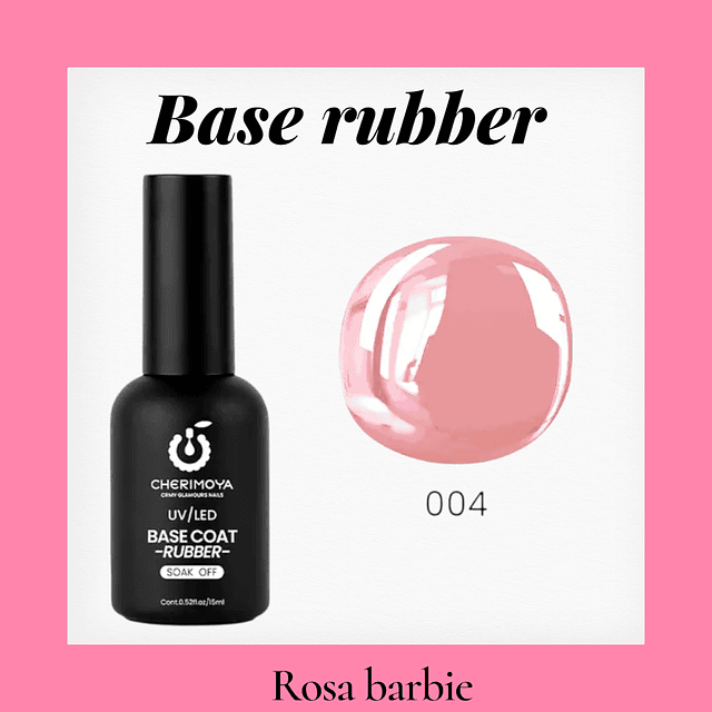 Base rubber 004 Rosa barbie 