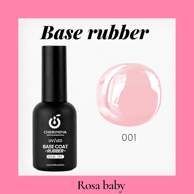 Base rubber 001 Rosa baby 