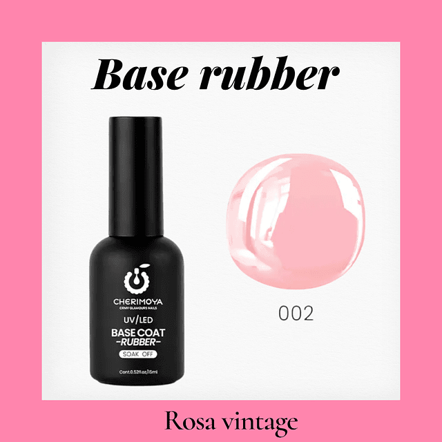 Base rubber 002 Rosa vintage