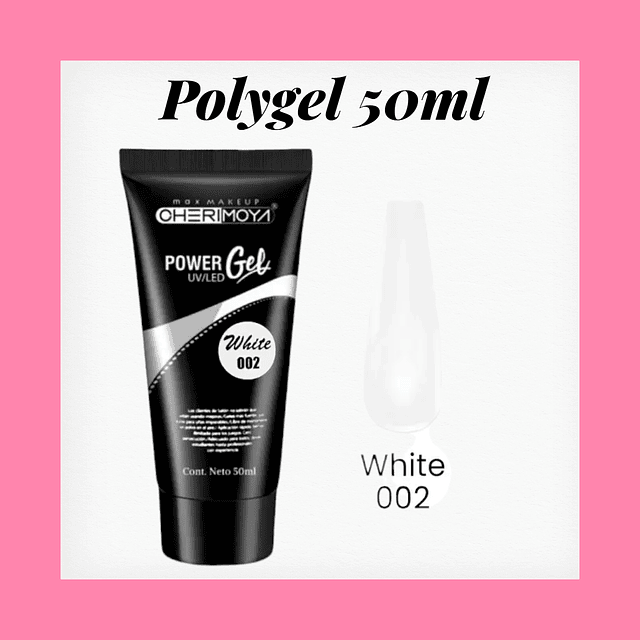 Polygel 50ml 002 White