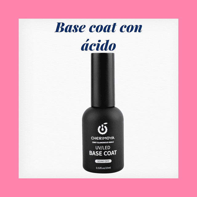 Base coat con ácido 