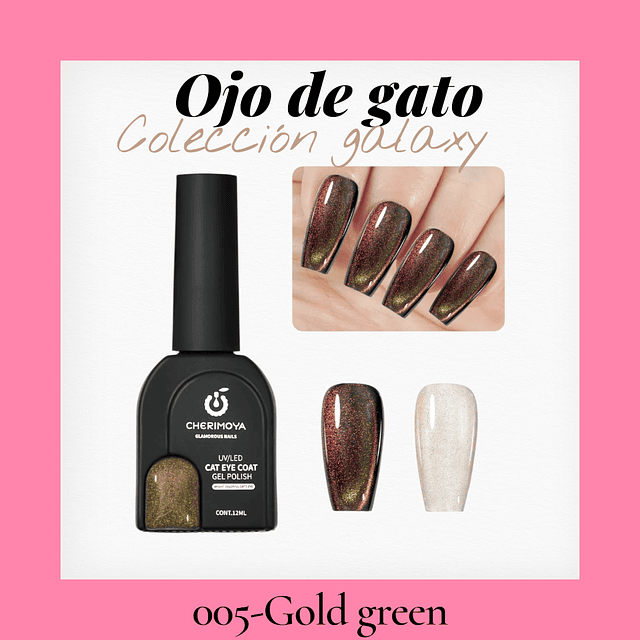 Colección galaxy- Gold green