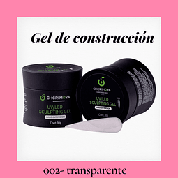 Gel de construcción 002 Transparente 30g