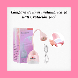 Lámpara soft gel y precurado 36 watts inalambrica 