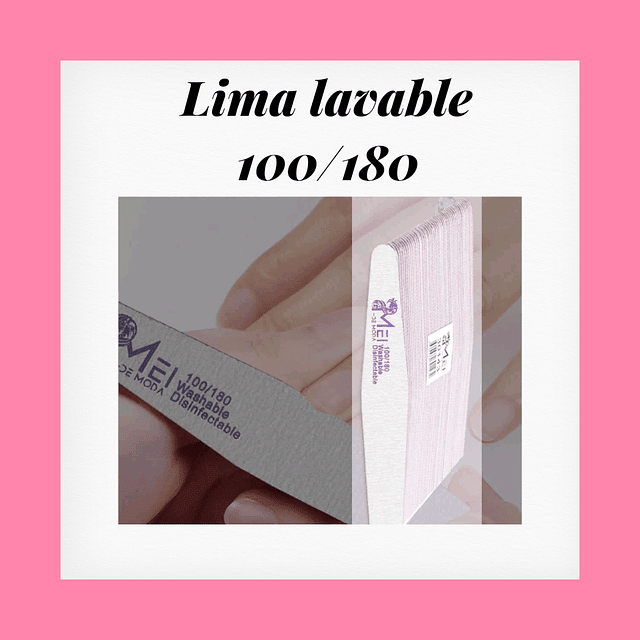 Lima lavable 100/180