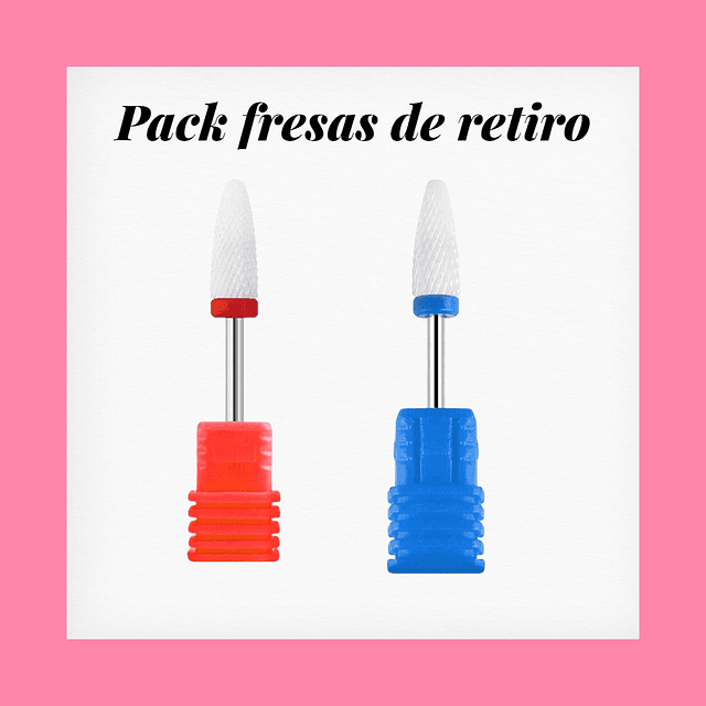 Pack de fresas de cerámica 