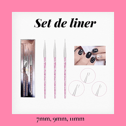 Set pinceles liner