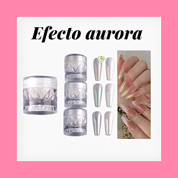 Polvo efecto aurora 