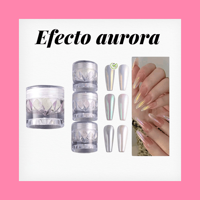 Polvo efecto aurora 