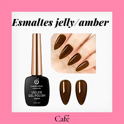 Esmalte Jelly/amber, café