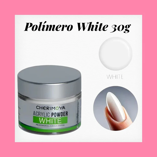 Polímero white 30 gramos Cherimoya 