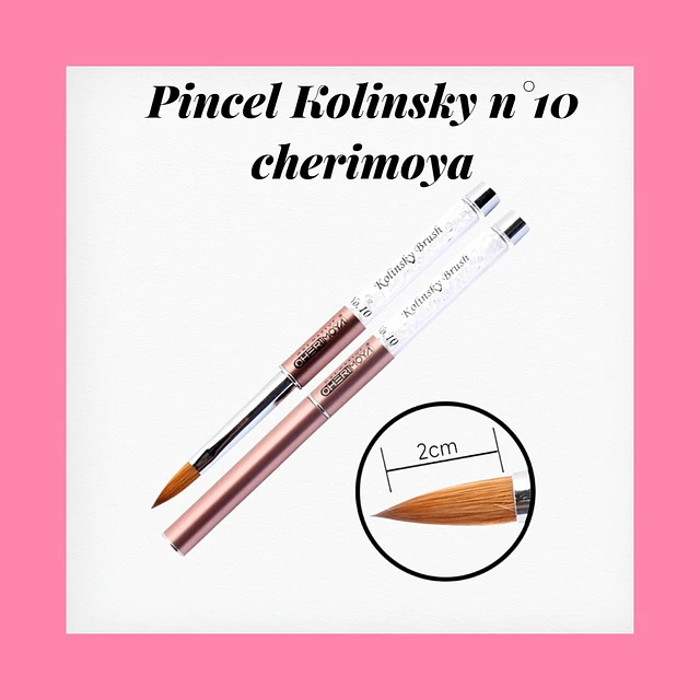 Pincel kolinsky n°10 Cherimoya 