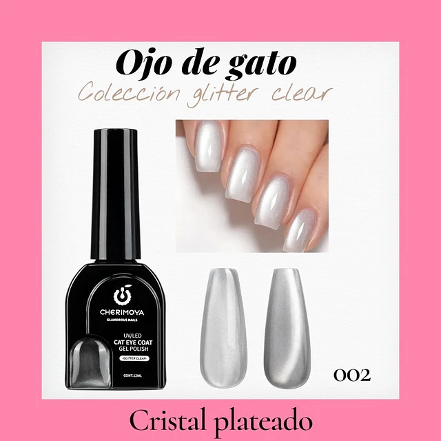 Coleccion glitter-clear Cristal-silver
