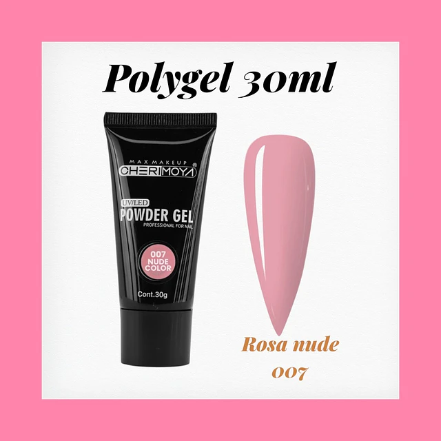 Polygel Rosa nude 30ml 007