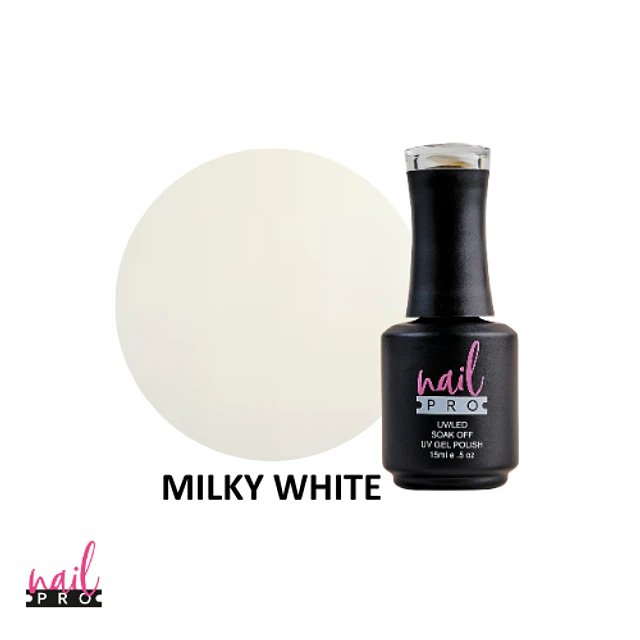 Milky white base francesa