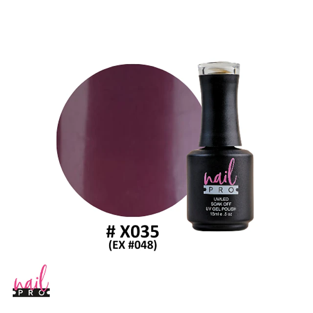 X035 nude morado oscuro 