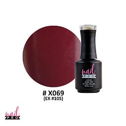 X069 rojo guinda 