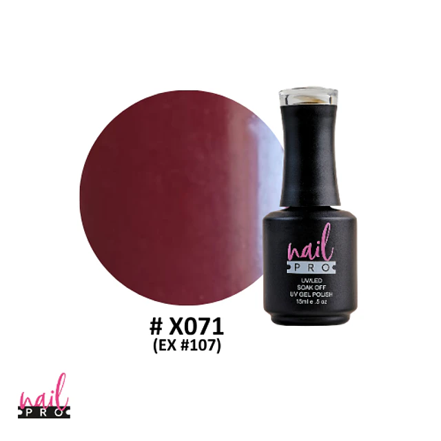 X071 rojo sangre de toro 