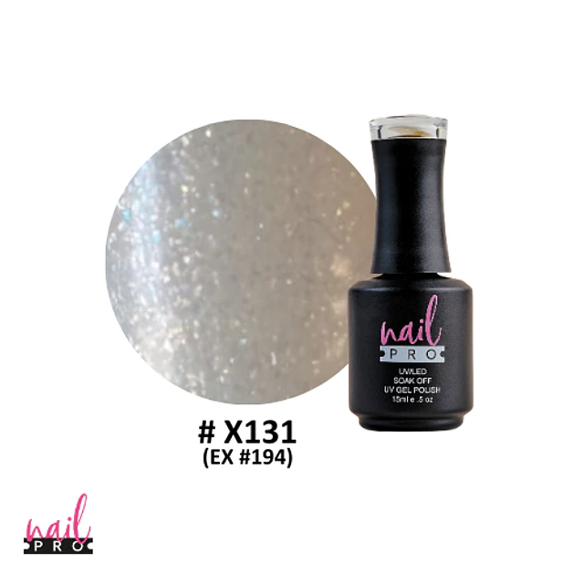X131 traslúcido microglitter tornasol 