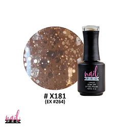 X181 glitter dorado 