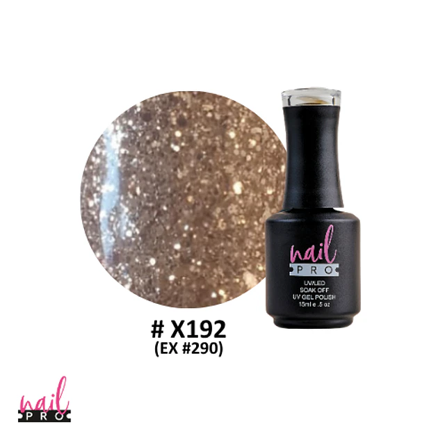 X192 glitter dorado 