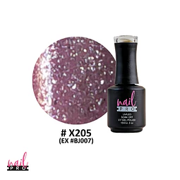 X205 rosa lila glitter intenso 