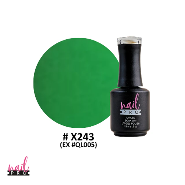 X243 verde manzana flúor 
