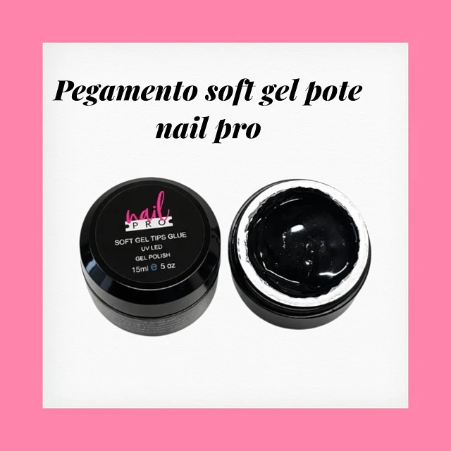 Pegamento soft gel sólido nail peo