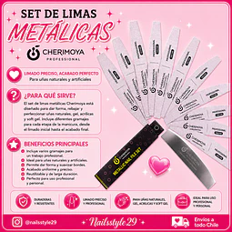 Lima de acero + 12 repuestos cherimoya 