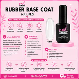 Base rubber clear 