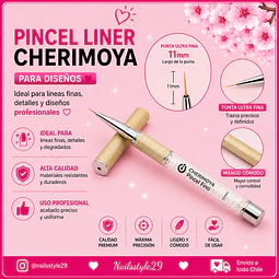 Pincel 11mm liner Cherimoya 